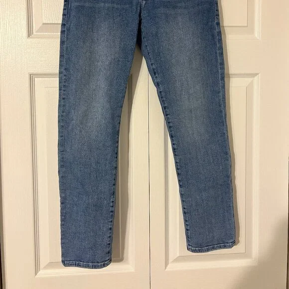 FRAME Denim Sz 28 Light Blue Wash Le Garçon Straight Leg Jeans - Picture 3 of 7